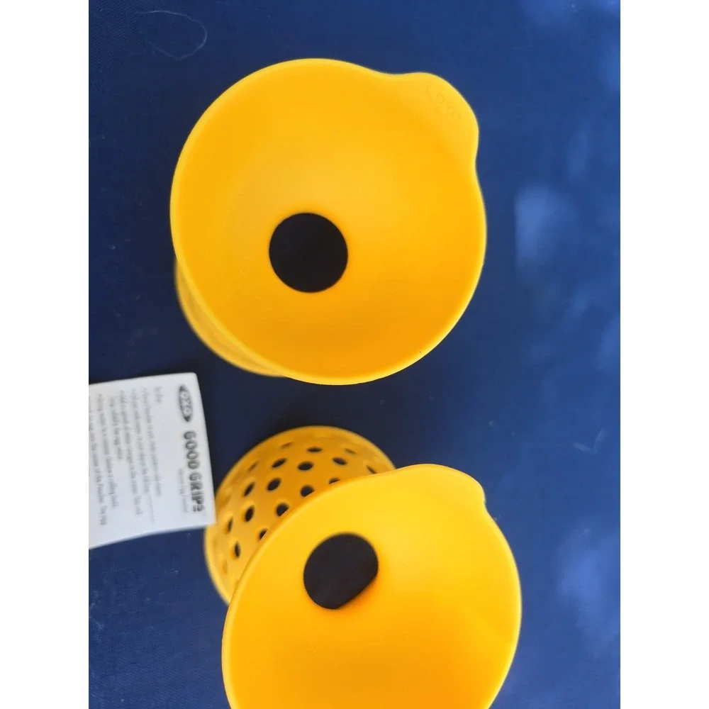 OXO Good Grips Silicone Egg Poachers To Guide Eggs In Boiling Water Instructions